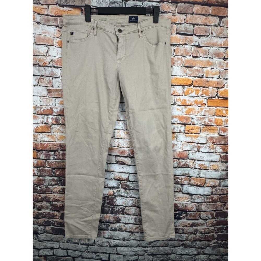 Adriano Goldschmied The Legging Ankle Super Skinny Ankle Beige Jeans 32 Reg